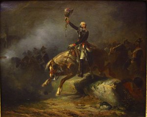 De conventionele Merlin de Thionville bij het Rijnleger door Nicolas Toussaint Charlet